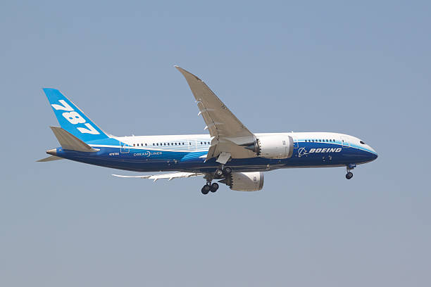 boeing 787-8 - boeing stock-fotos und bilder