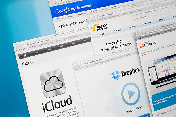 클라우드 스토리지 서비스 - iphone ipad apple computers business 뉴스 사진 이미지