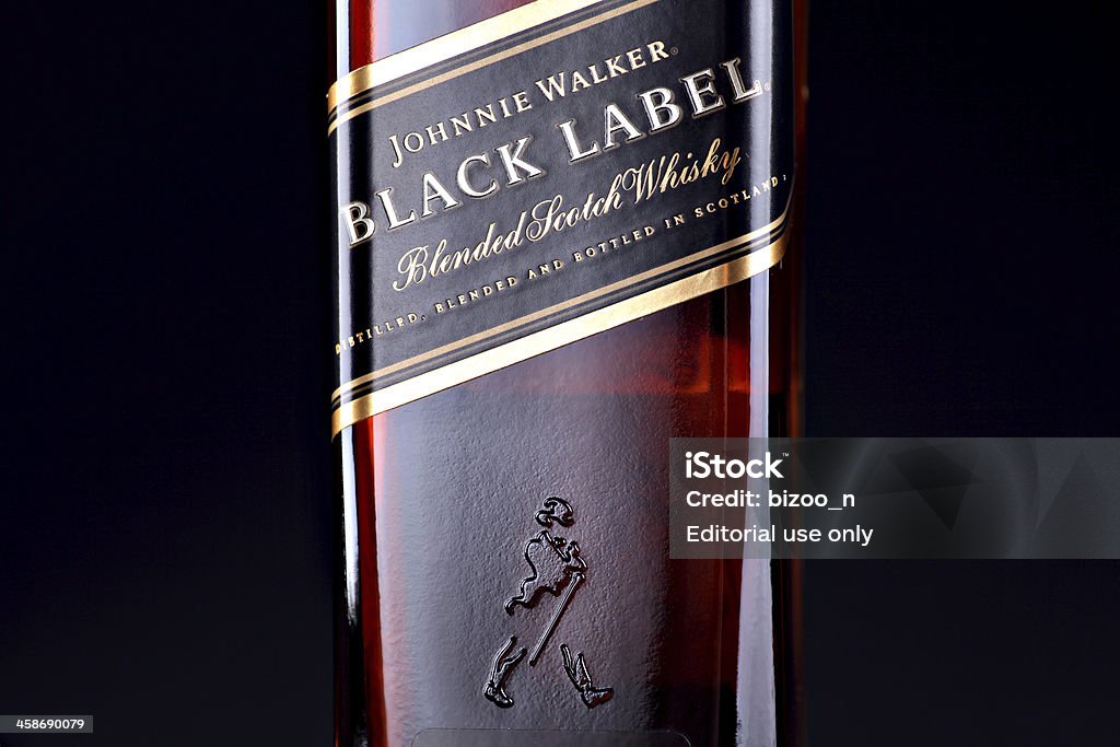 Uísque de Johnnie Walker preto - Royalty-free Abuso Foto de stock