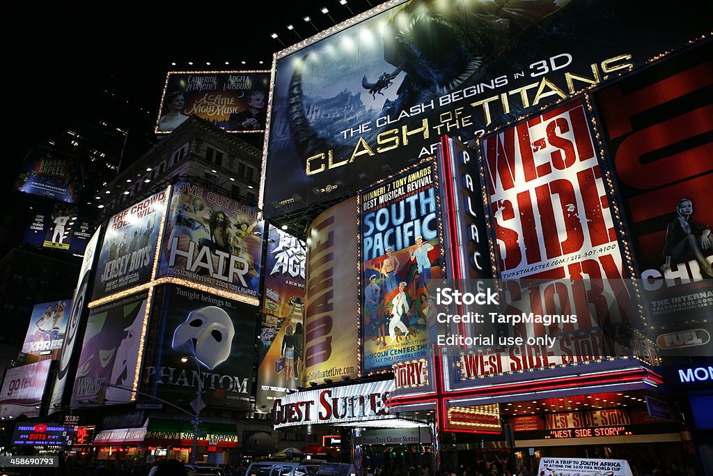 Broadway, New York City - Photo de Broadway - Manhattan libre de droits