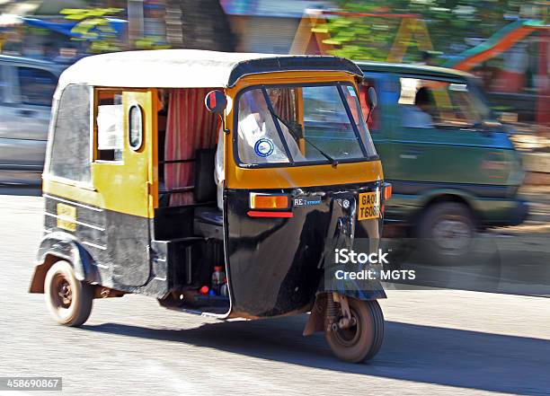 Foto de Indian Riquixá e mais fotos de stock de Amarelo - Amarelo, Auto-Rickshaws, Carro