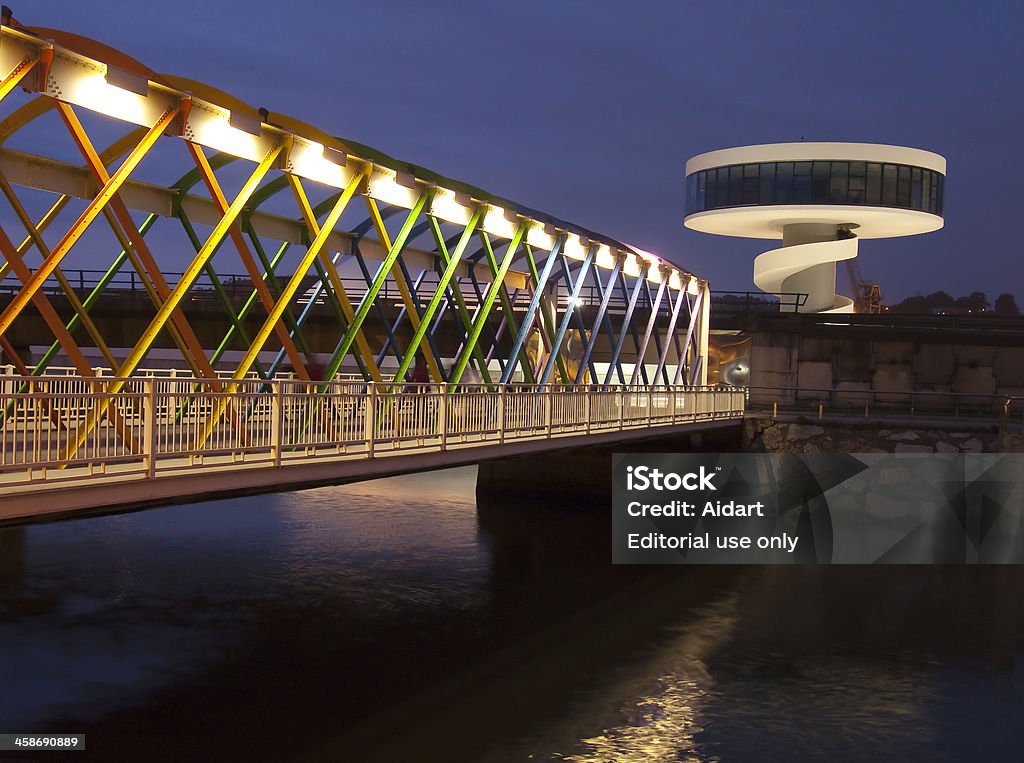Ponte Niemeyer Center - Foto de stock de Abstrato royalty-free