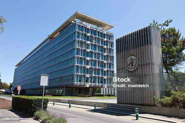 Who World Health Organization Headquarters In Geneva Switzerland Stock Photo - Download Image Now