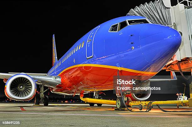 Southwest Airlines Volo Alla Porta Dimbarco - Fotografie stock e altre immagini di Aereo di linea - Aereo di linea, Stati Uniti sud-occidentali, Aeroplano