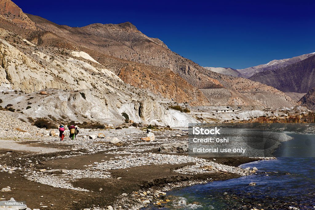 カリ-Gandaki 渓谷 - ローマンタンのロイヤリティフリーストックフォト