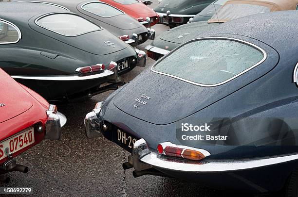 Jaguar Etype - zdjęcia stockowe i więcej obrazów Jaguar E-Type - Jaguar E-Type, Bez ludzi, Chrom
