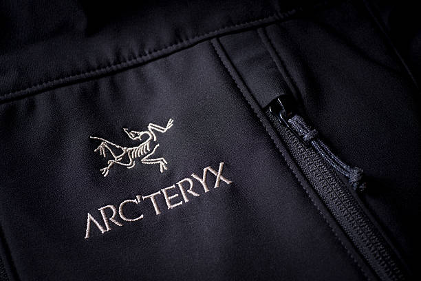 Arcteryx Logo on Softshell stock photo