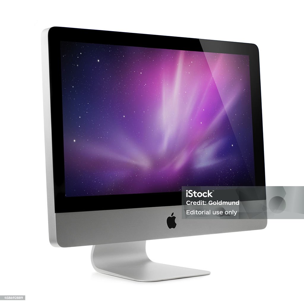 Настольный компьютер Apple iMac, Inc. - Стоковые фото Алюминий роялти-фри