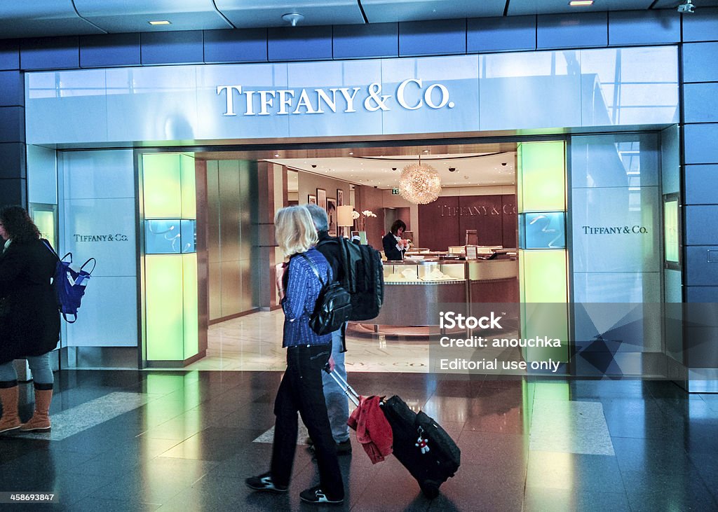 Tiffany & dans le Colorado.  Magasin de l'aéroport de Zurich - Photo de Tiffany libre de droits