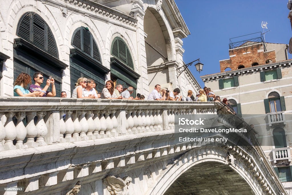 Turistas en Venecia Italia - Foto de stock de Aire libre libre de derechos