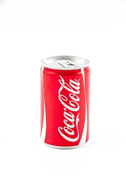 미니 Coca-Cola 무연탄 수 150 ml 스톡 사진