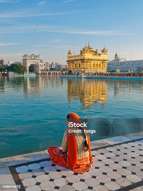 Golden Temple Amritsar India Stock Photo - Download Image Now - Punjab - India, Women, Building Exterior