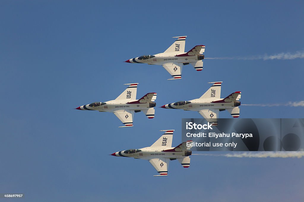 USAF Thunderbirds - Foto de stock de Actuación - Representación libre de derechos