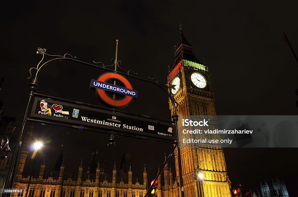 Estación de metro de Westminster - Foto de stock de Arquitectura libre de derechos