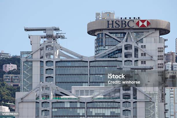 Hsbc Foto Stok - Unduh Gambar Sekarang - HSBC, Hong Kong, Kantor pusat