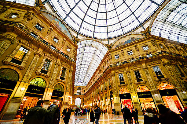 Louis Vuitton store in Galleria Vittorio Emanuele in Milan, Italy Stock  Photo - Alamy