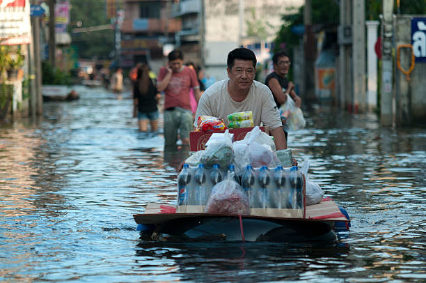 Bangkok Flood 2011 stock photo