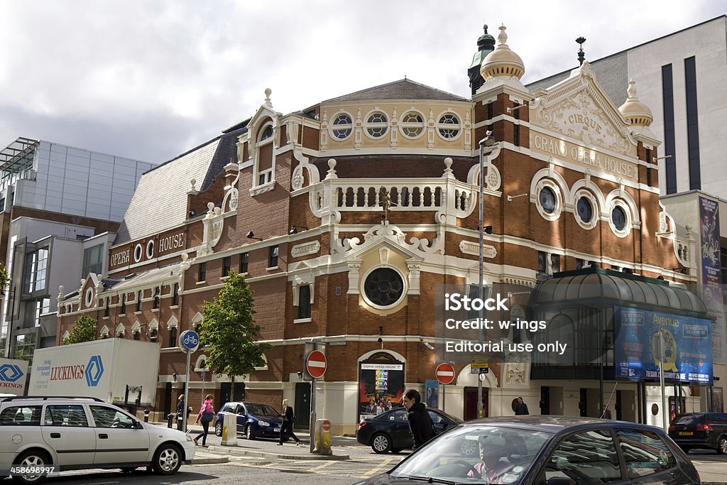 Belfast-Grand Opera House - Lizenzfrei Auto Stock-Foto