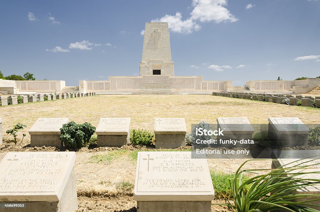 Cemitério militar Lone Pine - Foto de stock de Batalha de Galípoli royalty-free