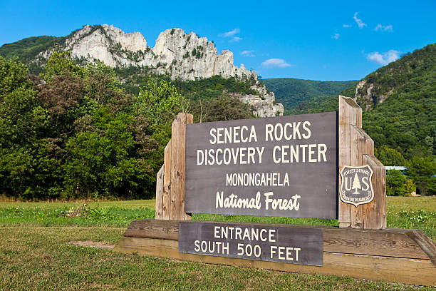 Seneca Rocks, West Virginia, USA - August 16th, 2011:  The Seneca Rocks Discovery Center At The Base Of Seneca Rocks Has Information On The National Forest And Surrounding Areas Including Spruce Knob And Dolly Sods Wilderness.