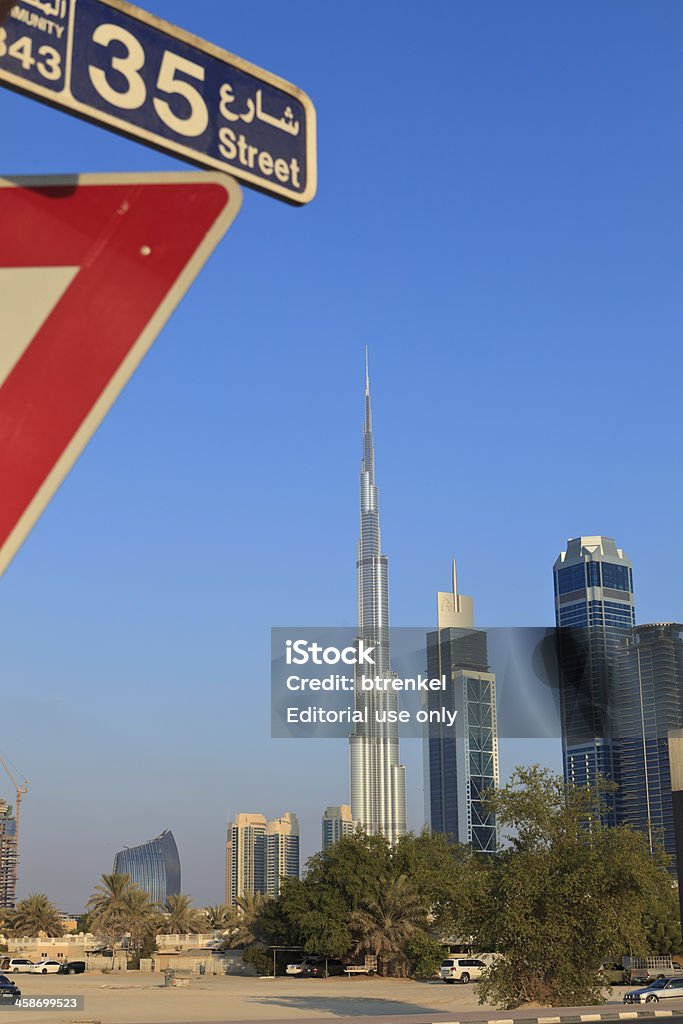 Burj Khalifa Dubai - Foto stock royalty-free di Ambientazione esterna