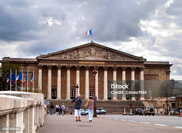 Asamblea Nacional Francesa Foto de stock y más banco de imágenes de Arquitectura exterior - Arquitectura exterior, Barrio de las Tullerías, Barrio del Palais Bourbon
