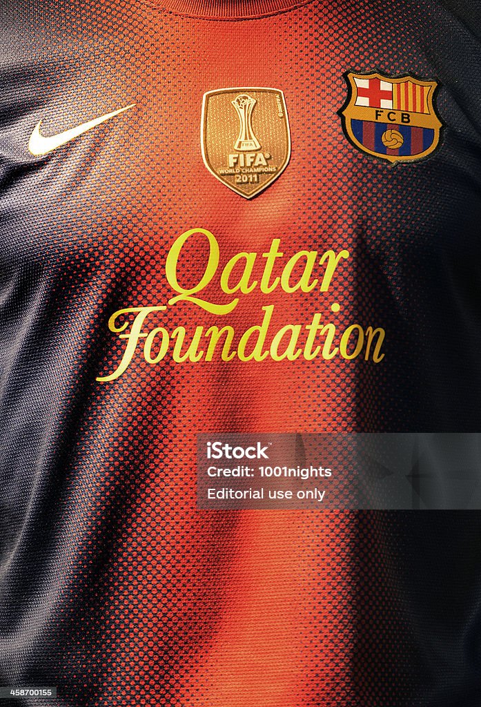 FC Barcelona T-shirt - Foto stock royalty-free di Barcelona F.C.