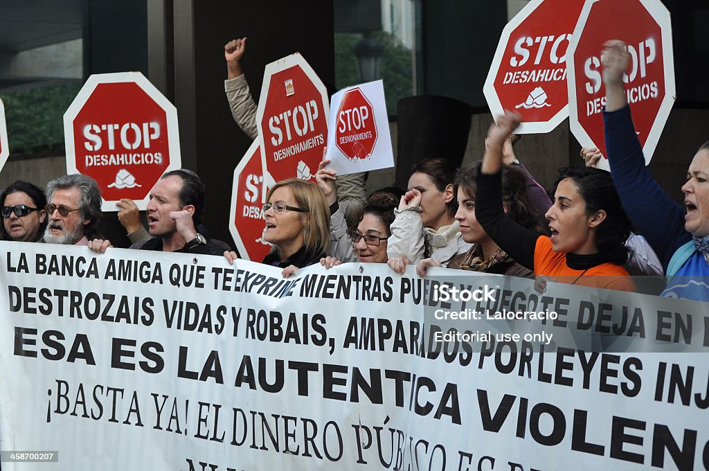 Plataforma afectados por Mortgage - Foto de stock de Deuda libre de derechos