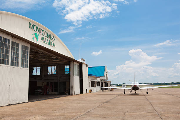 Montgomery Aviation, Airport stock photo