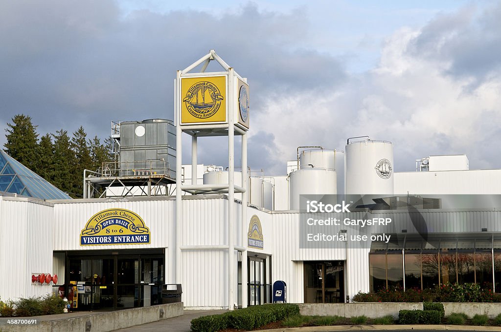 Tillamook Cheese usine entrée de la côte de l'Oregon - Photo de Automne libre de droits