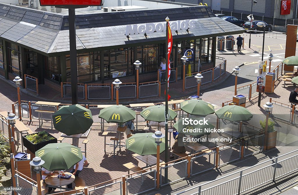 McDonalds restaurante. Marina de Brighton. Inglaterra - Royalty-free McDonald's Foto de stock