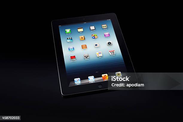 Black Ipad3 Stockfoto und mehr Bilder von Ausrüstung und Geräte - Ausrüstung und Geräte, Berührungsbildschirm, Computer