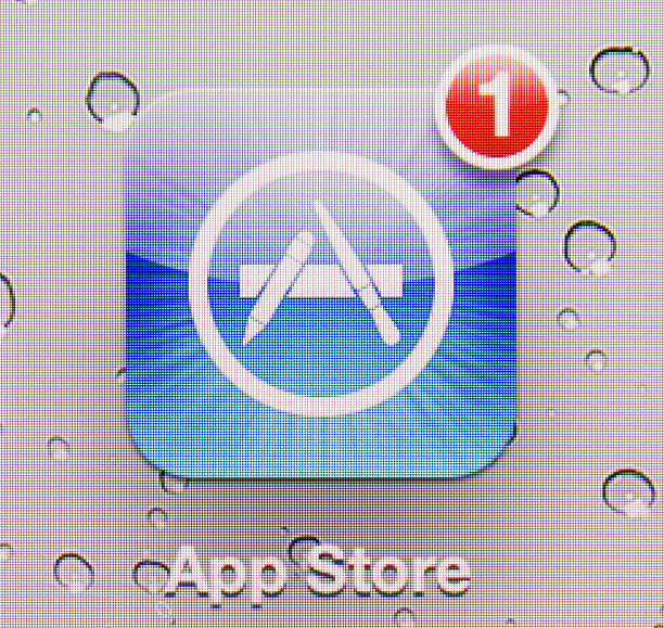 app store - store application software iphone mobile phone photos et images de collection