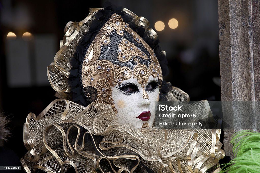 Maschera di carnevale di Venezia - Foto stock royalty-free di Abbigliamento