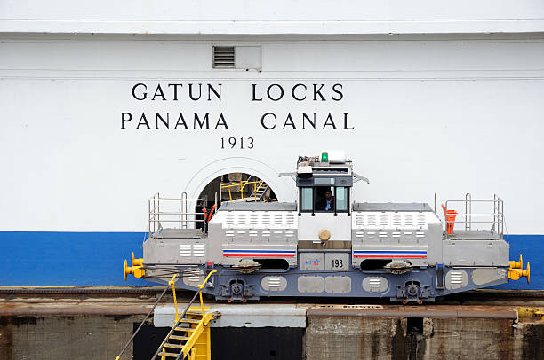 panama canal in panama city, panama.