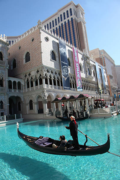 o venitian, las vegas - venitian imagens e fotografias de stock