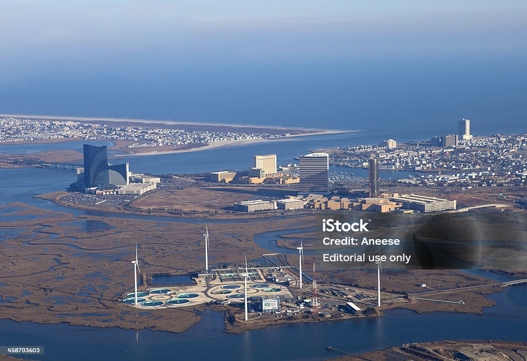 Vista aérea de Atlantic City Nova Jersey - Royalty-free Nova Jersey Foto de stock