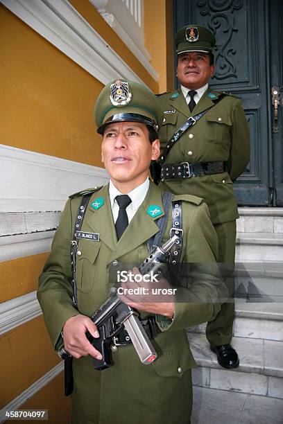 Präsidentenpalast Guards Palacio Quemado La Paz Stockfoto und mehr Bilder von Bauwerk - Bauwerk, Bolivianischer Abstammung, Bolivien