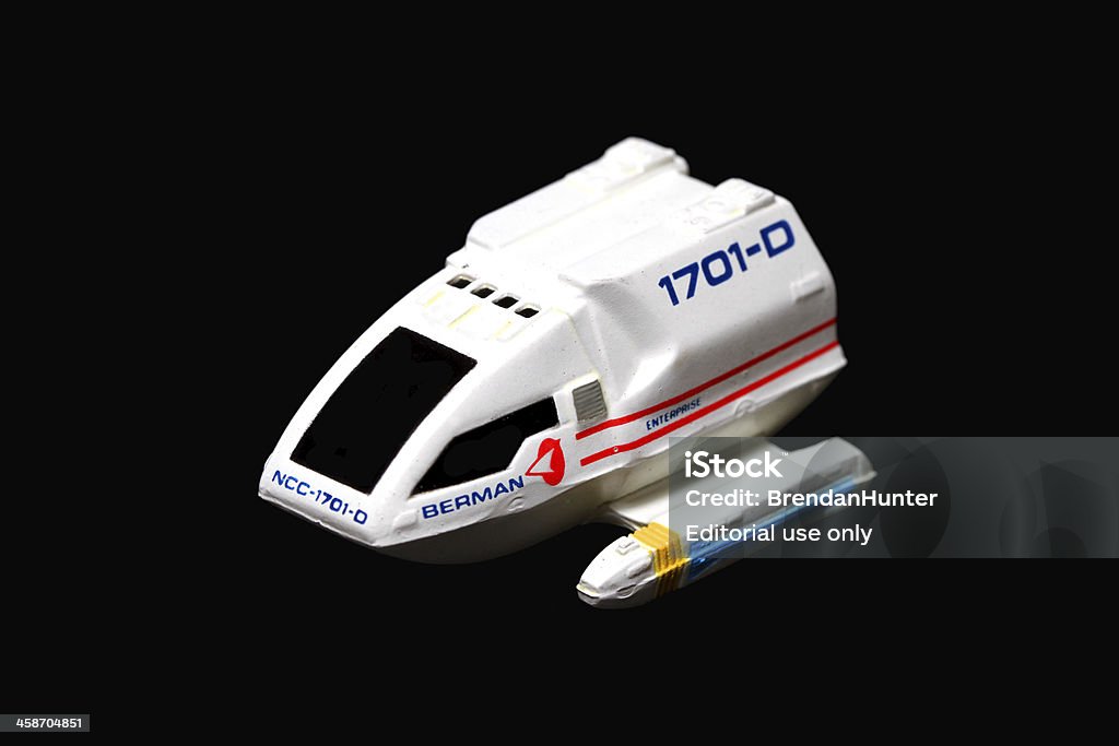 Shuttlecraft sobre preto - Royalty-free Star Trek Foto de stock