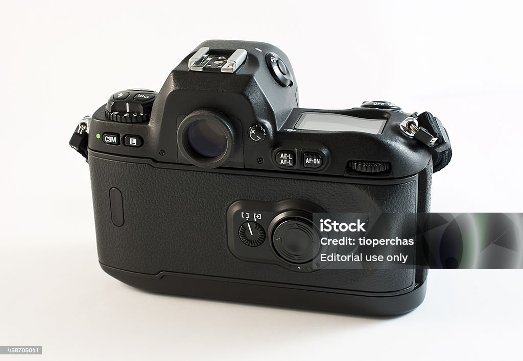 Nikon F100 hinten - Lizenzfrei Elektronik-Industrie Stock-Foto