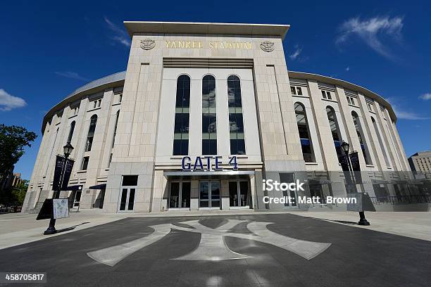 Al Aire Libre Vista Al Estadio De Los Yankee Foto de stock y más banco de imágenes de Estadio de los Yankees - Estadio de los Yankees, New York Yankees, Estadio