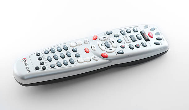 Comcast Cable Television Remote on White stock photo