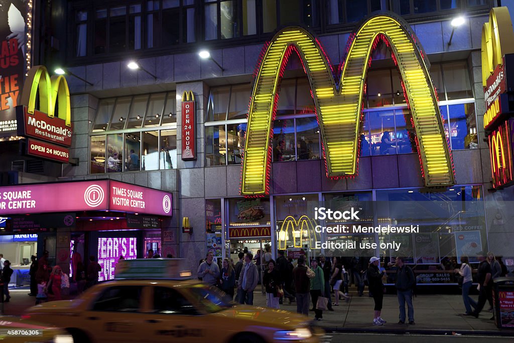 McDonalds Time Square - Photo de Activité libre de droits
