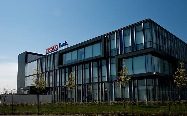 Tesco Bank Headquarters, Edinburgh, Scotland "Edinburgh, Scotland, UK - 22nd May, 2012: Tesco Bank Headquarters at The Gyle in Edinburgh." gyle stock pictures, royalty-free photos & images