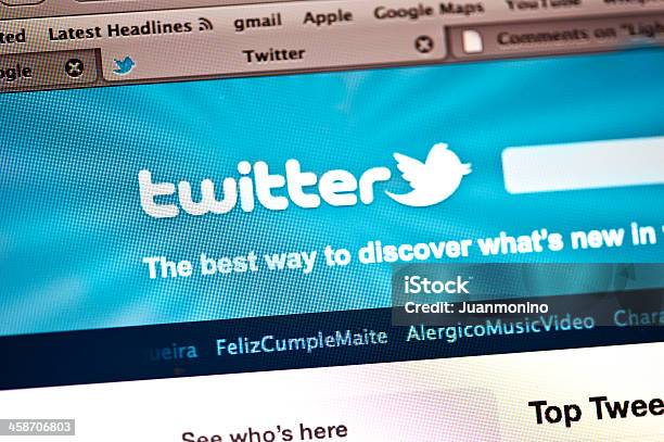 Twitter - Fotografie stock e altre immagini di Amicizia - Amicizia, Assuefazione, Brand Name Online Messaging Platform