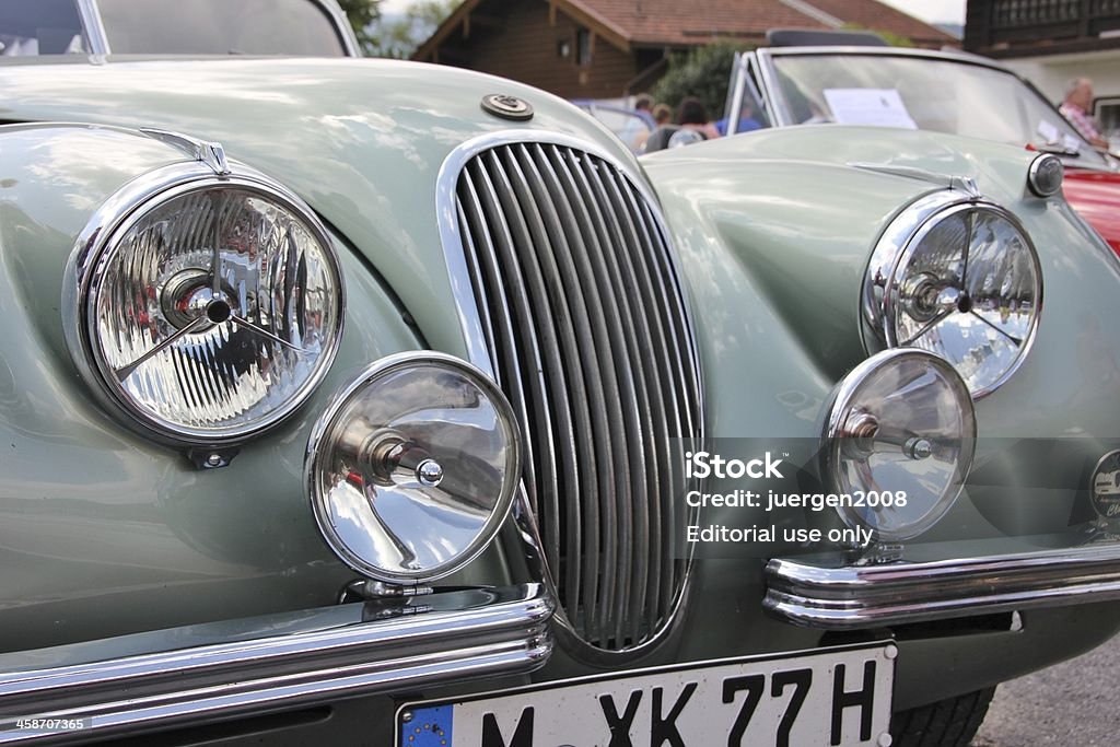 Oldtimer Jaguar XK - Zbiór zdjęć royalty-free (Elegancja)