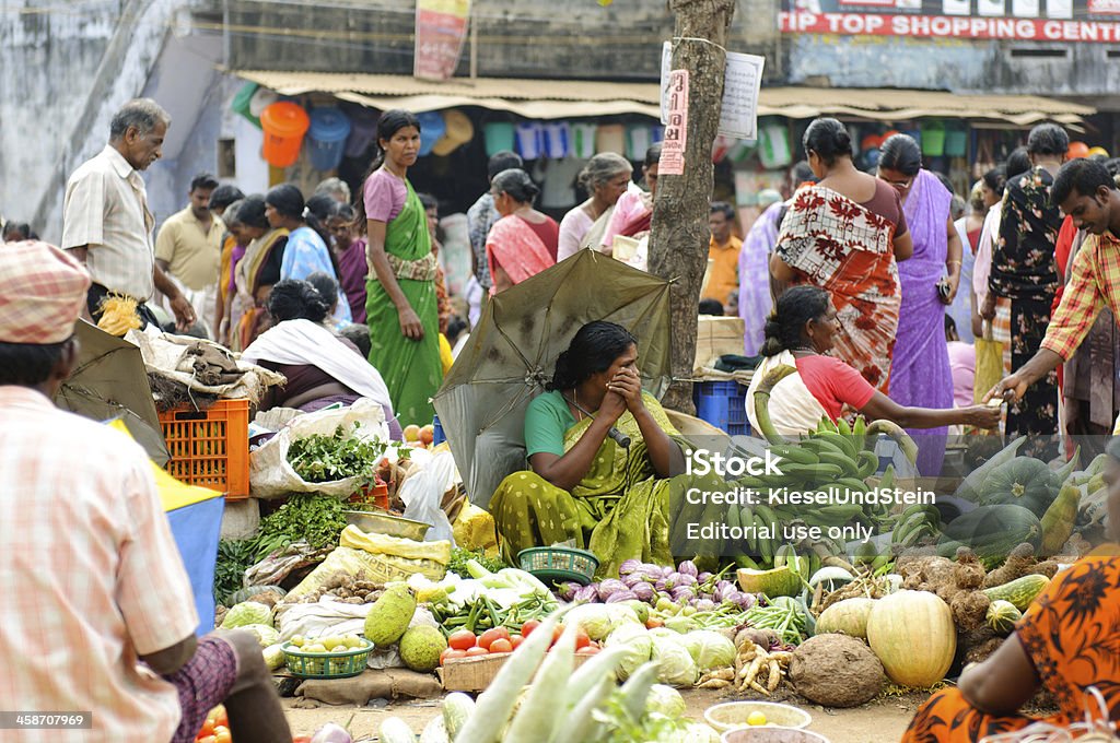 Indischer Markt - Lizenzfrei Bundesstaat Kerala Stock-Foto