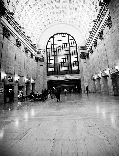 シカゴユニオン駅 - union station chicago ストックフォトと画像