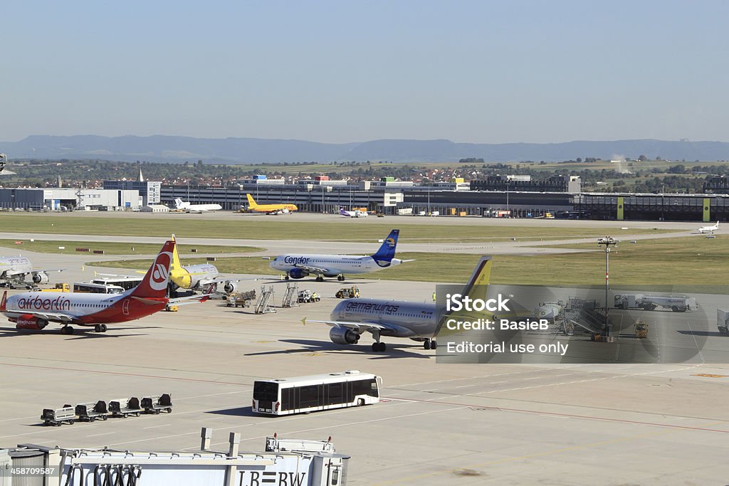 Flughafen Stuttgart - Lizenzfrei Air Berlin Stock-Foto