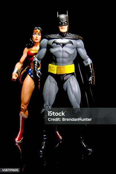 Behind Every Man Is A Woman Stock Photo - Download Image Now - Justice League, Wonder Woman, Action Figure